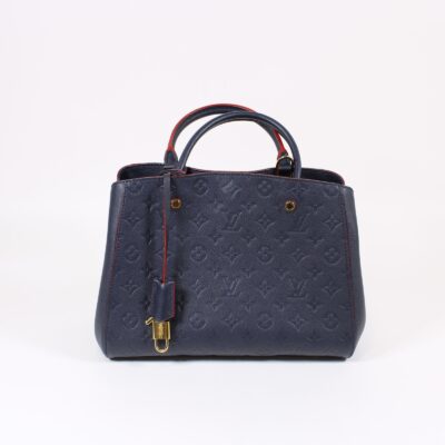 LV Navy Monogram Empreinte Montaigne