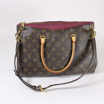 LV Monogram Canvas Pallas MM Bag
